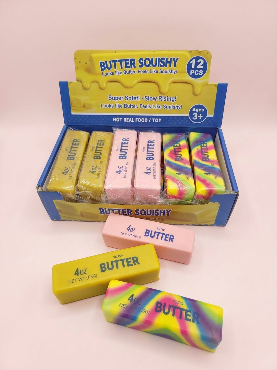 Viral Slow Rise Butter Squishy Fidget Stress Relief Squeeze Toy